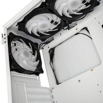 Kolink Observatory MX Mesh ARGB Midi Tower Tempered Glass White PGW-CH-KOL-118 - Image 8