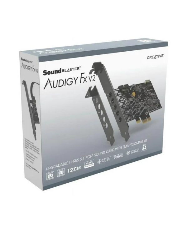 Creative Sound Blaster Audigy FX V2 PCIe Hi-Res Audio 70SB187000000