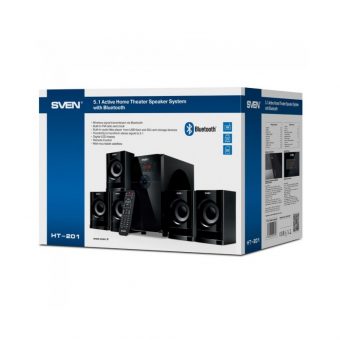 SVEN HT-201 Speakers 5.1 80W Black SV-015770 - Image 6