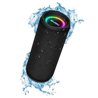 SVEN PS-160 Portable Speakers 2.0 RGB IPx5 Bluetooth 2x6W Black SV-021214
