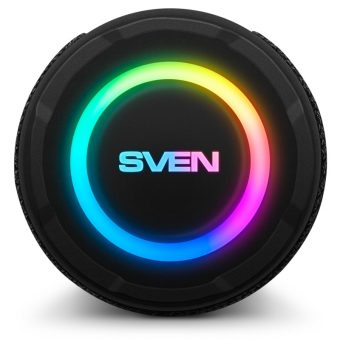 SVEN PS-160 Portable Speakers 2.0 RGB IPx5 Bluetooth 2x6W Black SV-021214 - Image 5