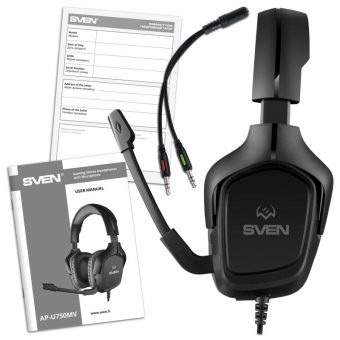 SVEN AP-U750MV Gaming Headset Wired RGB Black SV-020781 - Image 6