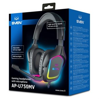 SVEN AP-U750MV Gaming Headset Wired RGB Black SV-020781 - Image 7