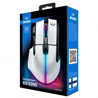 SVEN RX-G990 Wired Backlight Gaming Mouse White SV-021757 - Image 12
