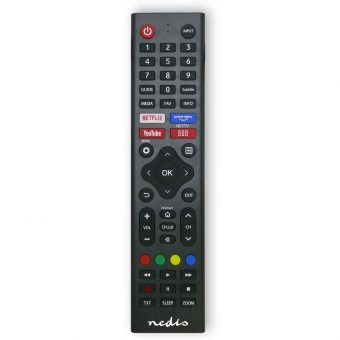 Nedis Remote Control Suitable for Hi-Sense TVs Black TVRC45HIBK