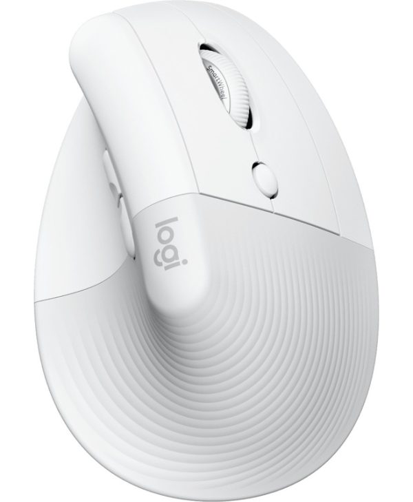 Logitech Lift Vertical for Mac Ergonomic Mouse Off White 910-006477