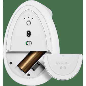 Logitech Lift Vertical for Mac Ergonomic Mouse Off White 910-006477 - Image 5