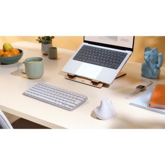 Logitech Lift Vertical for Mac Ergonomic Mouse Off White 910-006477 - Image 6