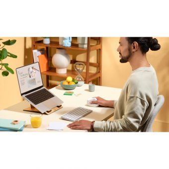 Logitech Lift Vertical for Mac Ergonomic Mouse Off White 910-006477 - Image 8