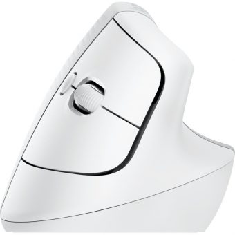 Logitech Lift for Business Left Vertical Ergonomic Wireless Mouse Off White 910-006496 - Image 4