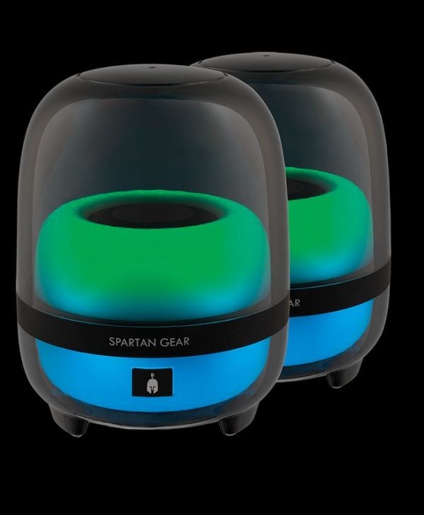 Spartan Gear Alcman Large 2.0 Bluetooth Speakers 10W Black