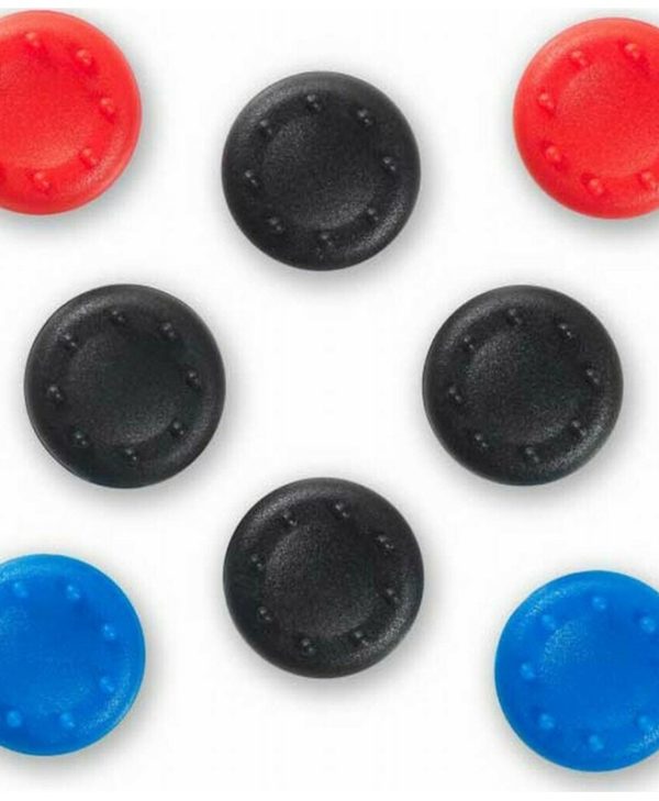 Spartan Gear Silicon Thumb Grips Universal 8pcs Black Red Blue