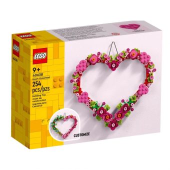 LEGO Heart Ornament 40638