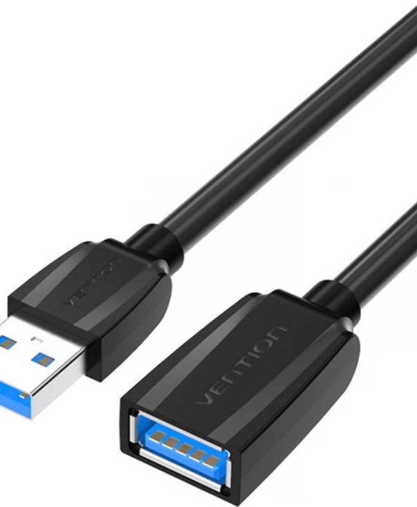 Vention USB 3.0 Extension Cable USB-A Male to USB-A Female 2m Black VAS-A45-B200