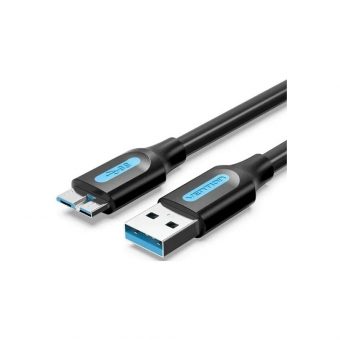 Vention USB Cable 3.0 USB-A Male to Mini-B Male 2m Black COPBH