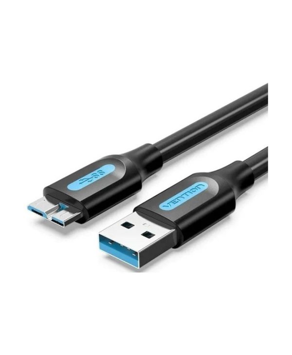 Vention USB Cable 3.0 USB-A Male to Mini-B Male 2m Black COPBH