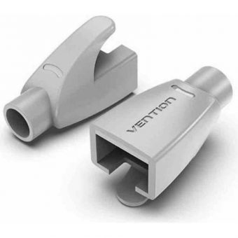 Vention RJ45 Strain Relief Boots PVC Type 100-Pack Milky Gray IODM0-100