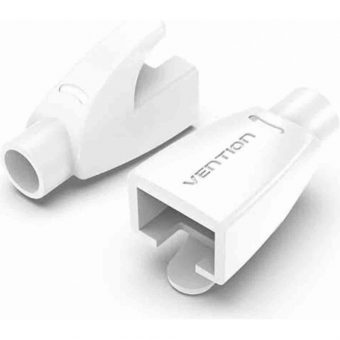 Vention RJ45 Strain Relief Boots PVC Type 100-Pack White IODW0-100