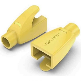 Vention RJ45 Strain Relief Boots PVC Type 100-Pack Yellow IODY0-100