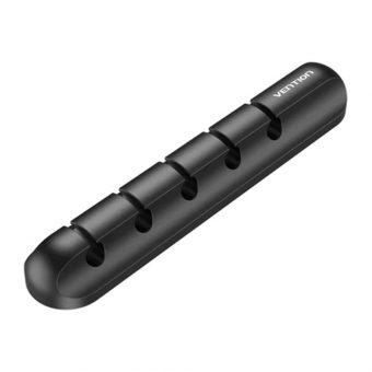 Vention Desktop Cable Manager 5-Ports 2-Pack Black KBRB0-2