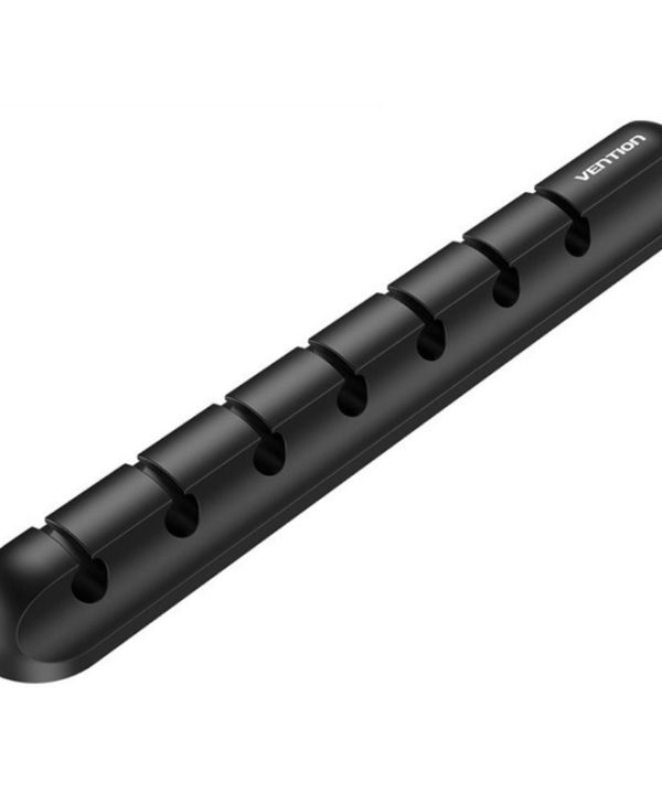 Vention Desktop Cable Manager 7-Ports 2-Pack Black KBSB0-2