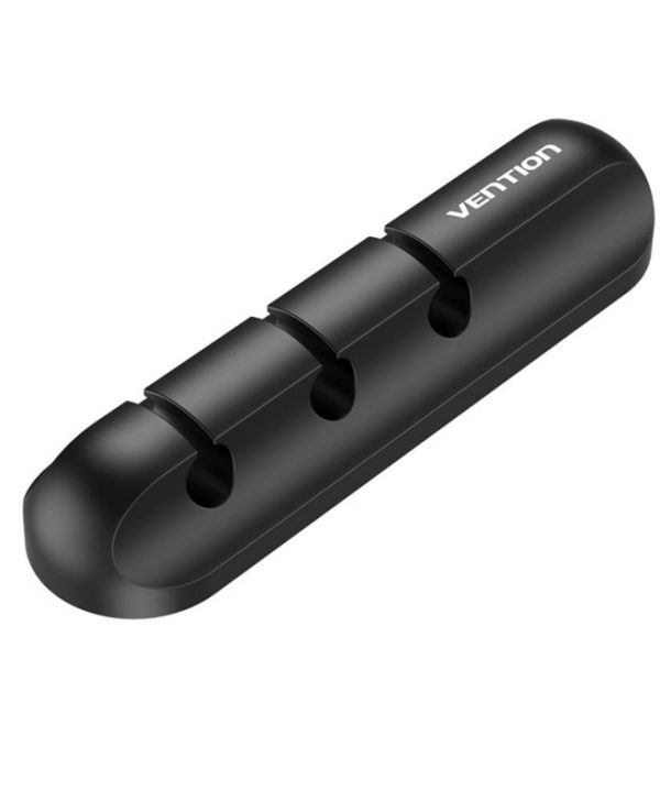 Vention Desktop Cable Manager 3-Ports 2-Pack Black KBTB0-2