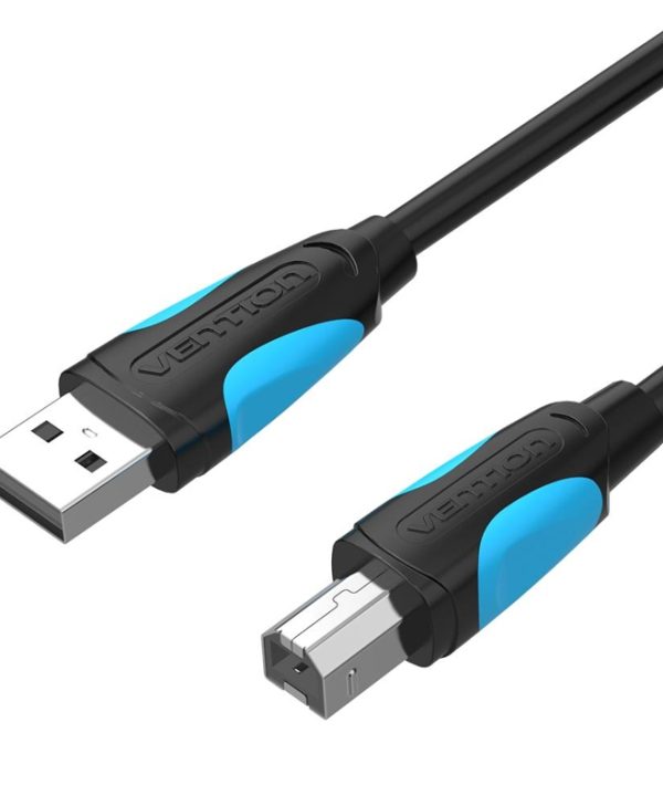 Vention USB 2.0 Cable USB-A Male to USB-B Male 8m Black VAS-A16-B800