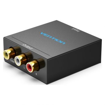 Vention Converter HDMI Female to 3xRCA Female Black AEEB0