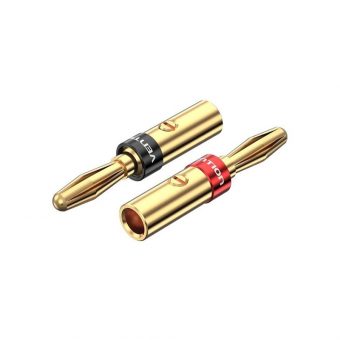 Vention Adapter Banana Female to Banana Male 2pcs Gold Plated BFDJ0-2