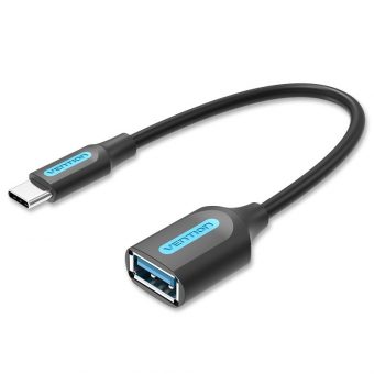 Vention OTG 3.1 Adapter USB-C Male to USB-A Female 0.15m Black (CCVBB) (VENCCVBB)