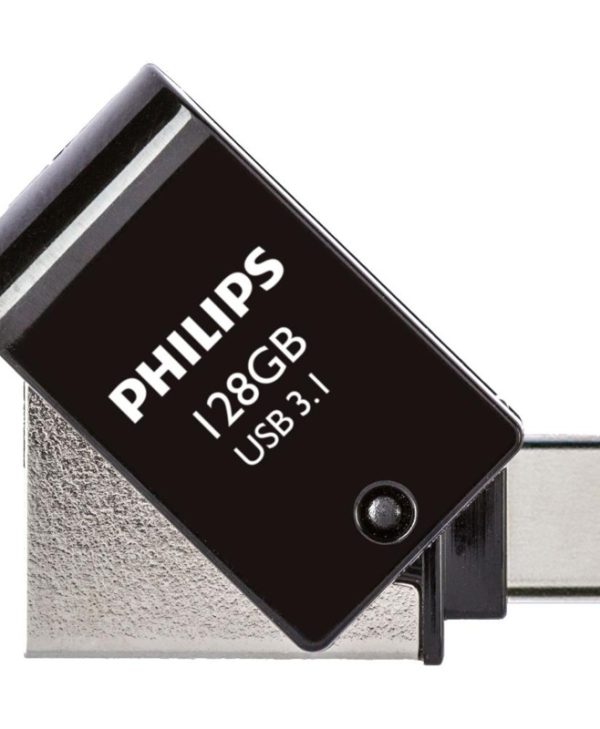 Philips 2-in-1 USB-C 3.1 Stick 128GB Black PHUSB128G2IN1OTGGU3C
