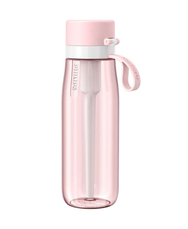 Philips GoZero Plastic Water Filter with Filter 660ml Pink AWP2731PKR