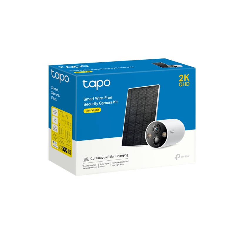 TP-Link Smart Wire-Free Solar-Powered Security Camera Kit
