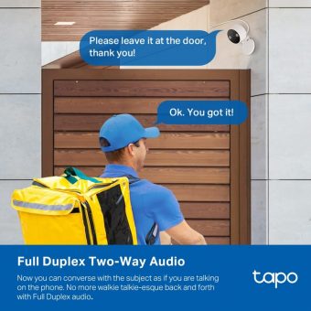 Tp-Link Indoor Outdoor Wi-Fi Home Security Camera TAPO C120 - Image 8