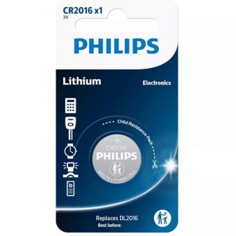 Philips Electronics CR2016/01B Lithium Battery CR2016 3V 01pc