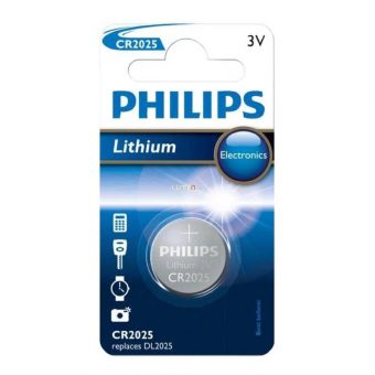 Philips Electronics CR2025/01B Lithium Battery CR2025 3V 01pc