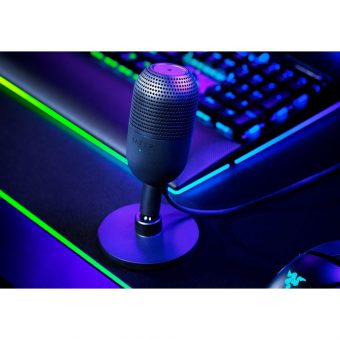 Razer Seiren V3 Mini Ultra-Compact USB Microphone with Tap-to-Mute Black RZ19-05050100-R3M1 - Image 4