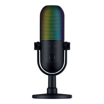 Razer Seiren V3 Chroma RGB USB Condenser Microphone with Tap-to-Mute Black RZ19-05060100-R3M1