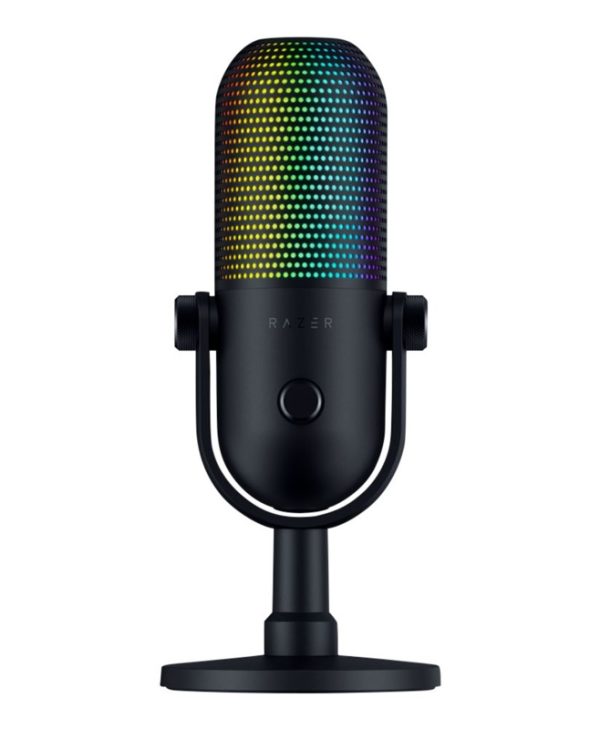 Razer Seiren V3 Chroma RGB USB Condenser Microphone with Tap-to-Mute Black RZ19-05060100-R3M1