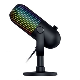 Razer Seiren V3 Chroma RGB USB Condenser Microphone with Tap-to-Mute Black RZ19-05060100-R3M1 - Image 3