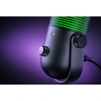 Razer Seiren V3 Chroma RGB USB Condenser Microphone with Tap-to-Mute Black RZ19-05060100-R3M1 - Image 10