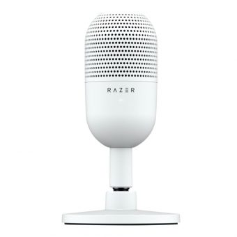 Razer Seiren V3 Mini Ultra-Compact USB Microphone with Tap-to-Mute White RZ19-05050300-R3M1