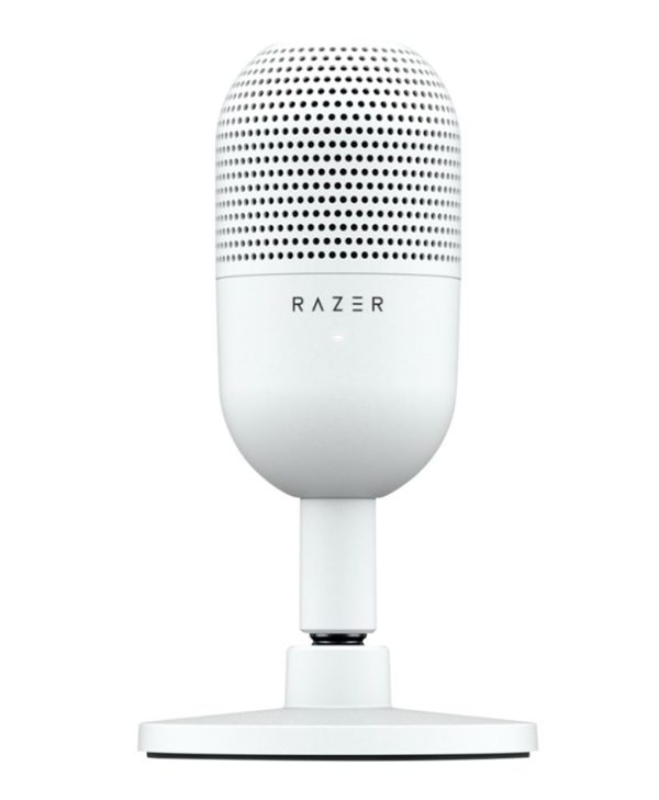 Razer Seiren V3 Mini Ultra-Compact USB Microphone with Tap-to-Mute White RZ19-05050300-R3M1
