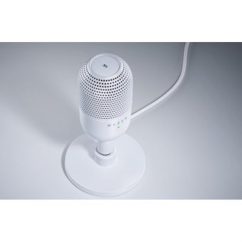 Razer Seiren V3 Mini Ultra-Compact USB Microphone with Tap-to-Mute White RZ19-05050300-R3M1 - Image 4