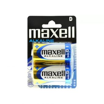 Maxell Alkaline Battery D 1.5V 2pcs 9017590