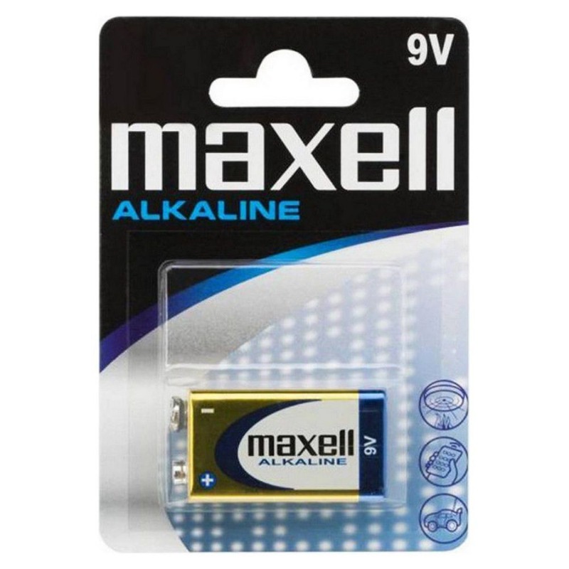 1 Maxell Alkaline Battery 9V 1pc 9017593 - Image 1