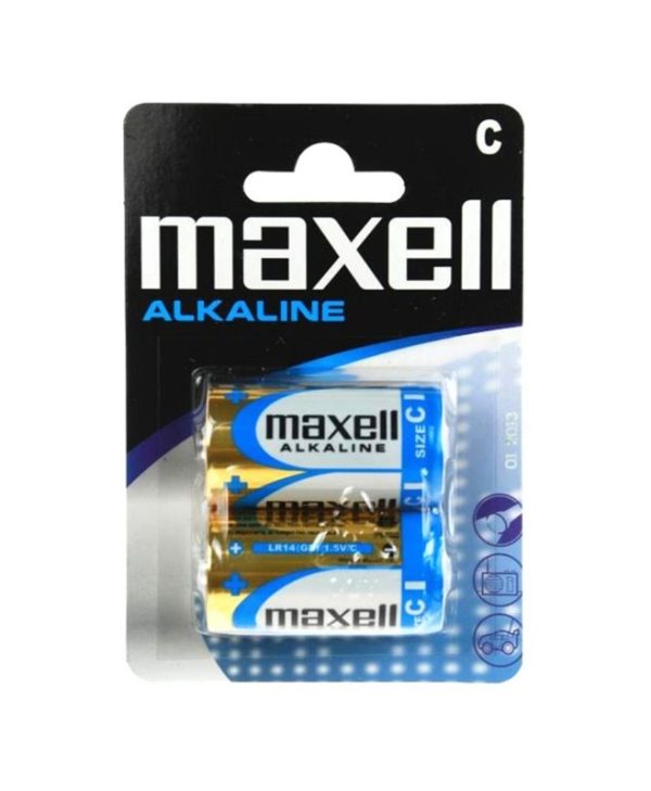 Maxell Alkaline Battery C 1.5V 2pcs 9018008