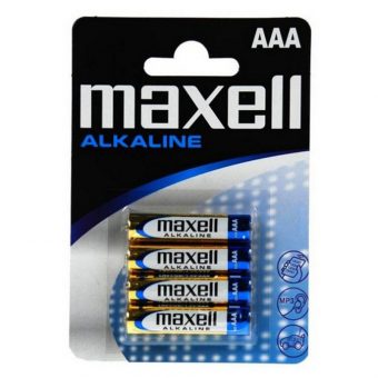 Maxell Alkaline Battery AAA 1.5V 4pcs 9044568
