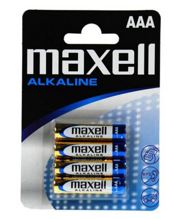Maxell Alkaline Battery AAA 1.5V 4pcs 9044568