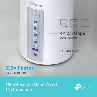TP-Link BE9300 Whole Home Mesh WiFi 7 System Deco BE65(3-PACK) - Image 7